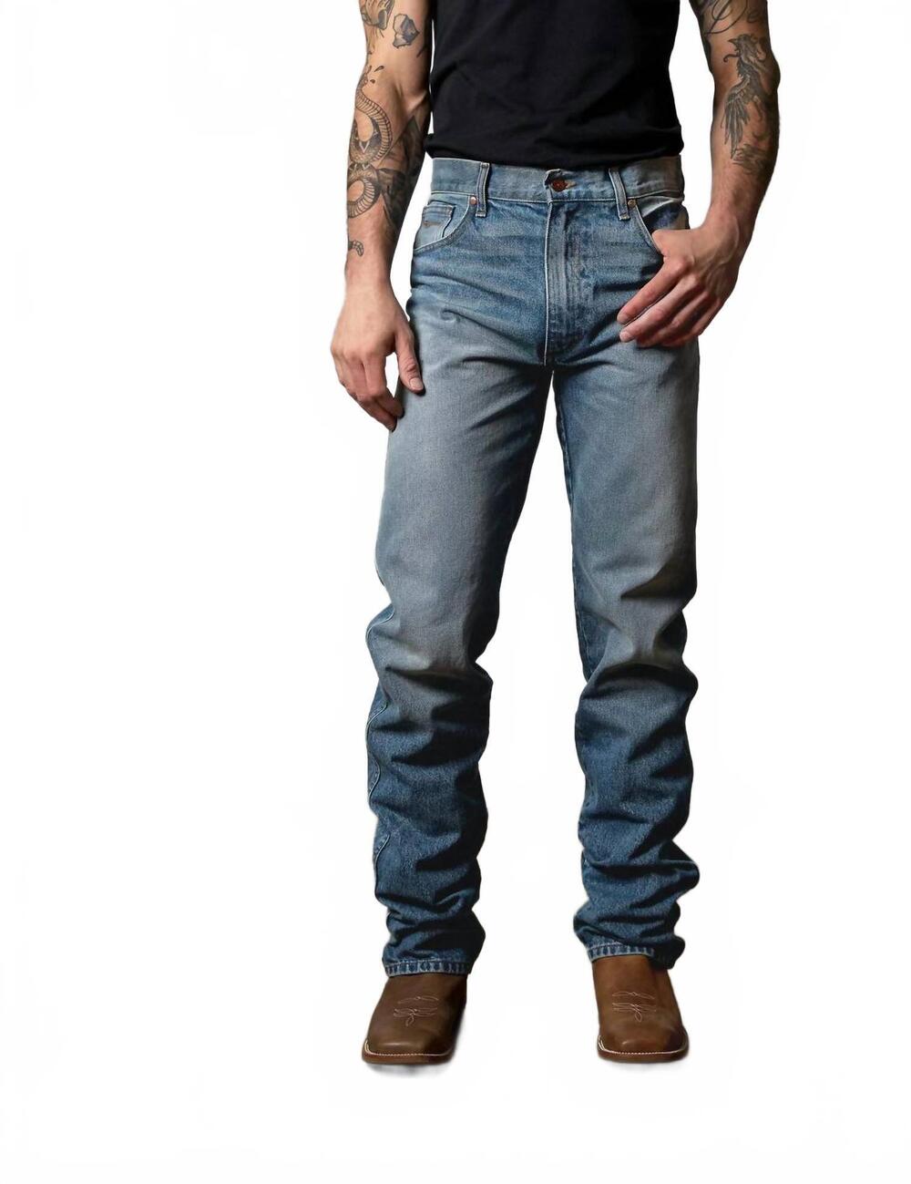 NEW KIMES RANCH men's straight leg jeans in grey
